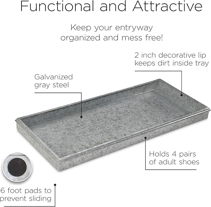 Good Directions Medium Boot Tray, Double Circles Multi-Purpose All Weather - Image 2