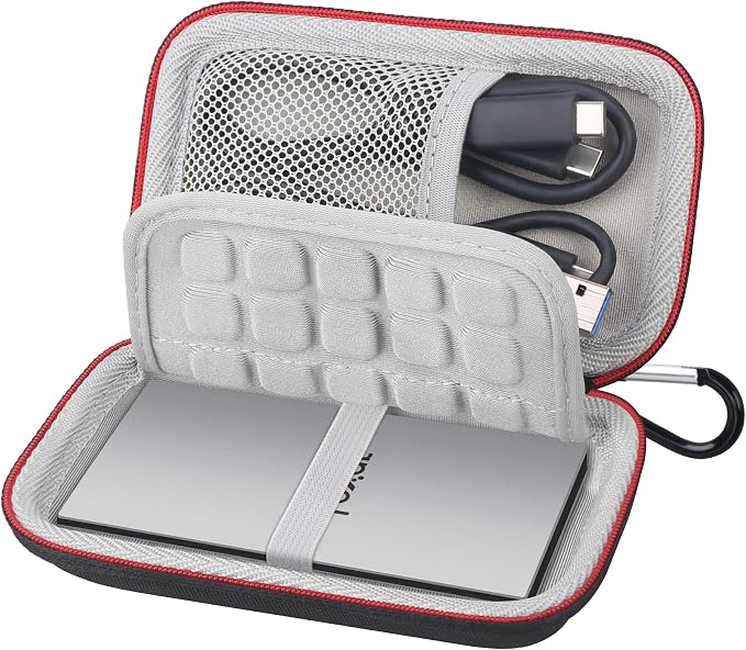 Lacdo Hard Carrying Case for Lexar ES3 Portable SSD External Solid State Drive by Lacdo