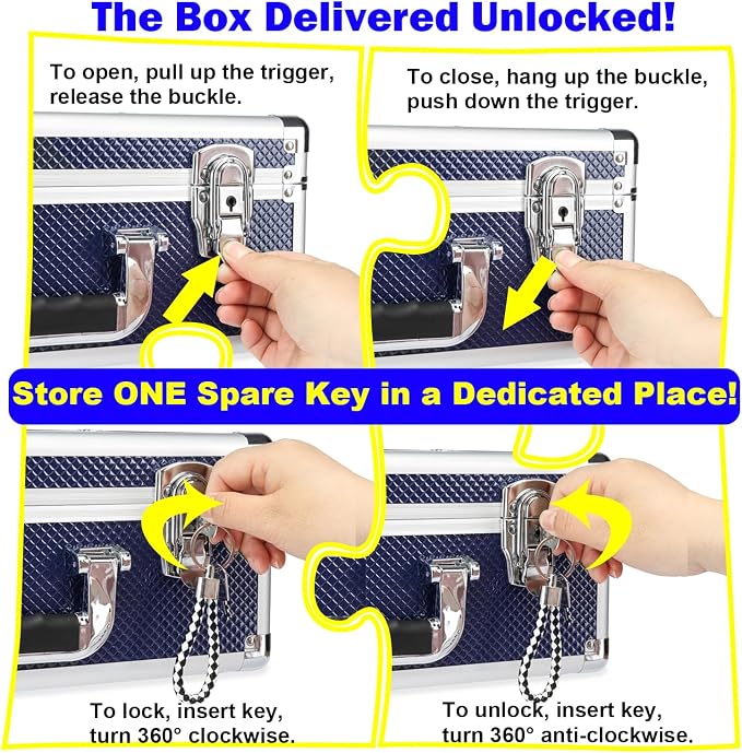 Multi color Card Storage Hard Case, Sports Card Collection Boxes, Trading Cards - Image 7