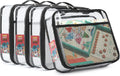 4 Pack Toy Storage Organizer Bags 13.7"L x 2.7"W x 9.7"H | Clear