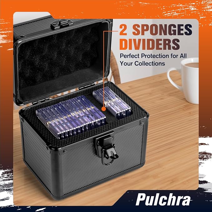 Pulchra Graded Card Storage Box, Top Loaders Case, Sports Trading Box, Slab PSA - Image 6