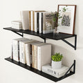 Heimlove Black Deep Floating Shelves by Heimlove