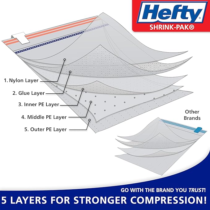 Hefty Shrink-Pak Vacuum Storage Bags - Image 2