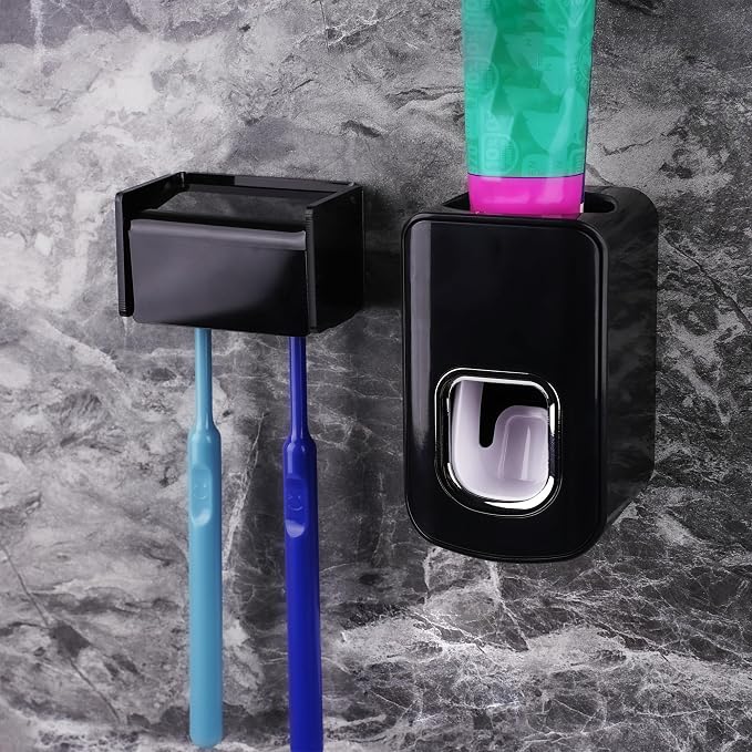 2 Slots Wall Mount Toothbrush Holder by LUEXBOX
