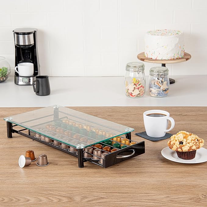 Restaurantware Restpresso 15.9 x 9.3 x 2.8 Inch Coffee Capsule Drawer 1 - Image 4