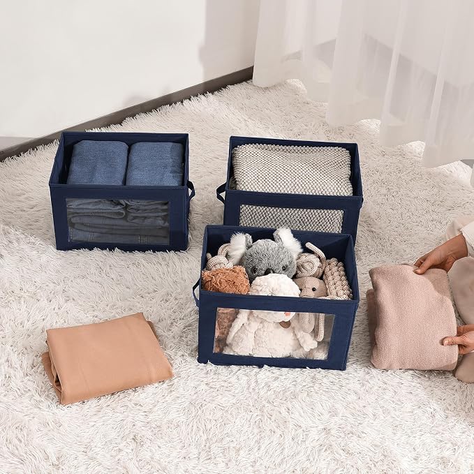 Stackable Storage Bins with Lids - Image 6