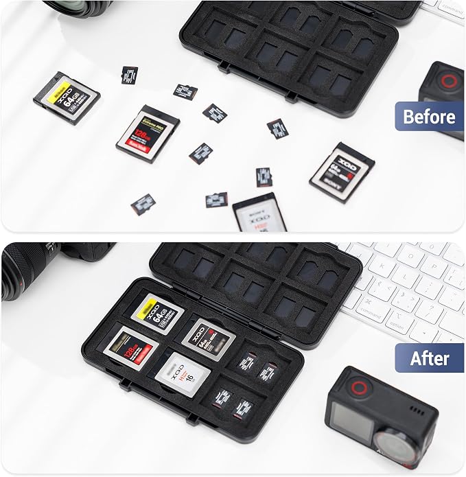 XQD Card CFexpress Type B Card Case Holder Storage, 36 Slots Memory Card - Image 6