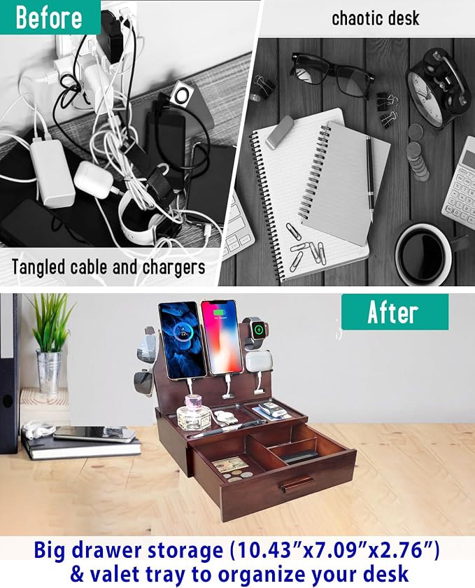 Wood Phone Docking Station - Image 5