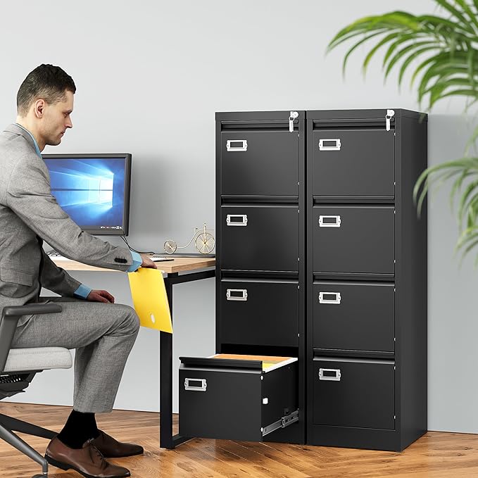 SISESOL 4 Drawer File Cabinet - Image 2