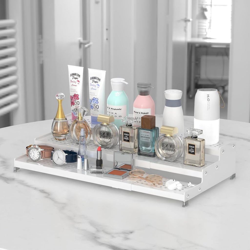Spice Rack Organizer for Cabinet, 3 Tier Expandable shelf, Great for