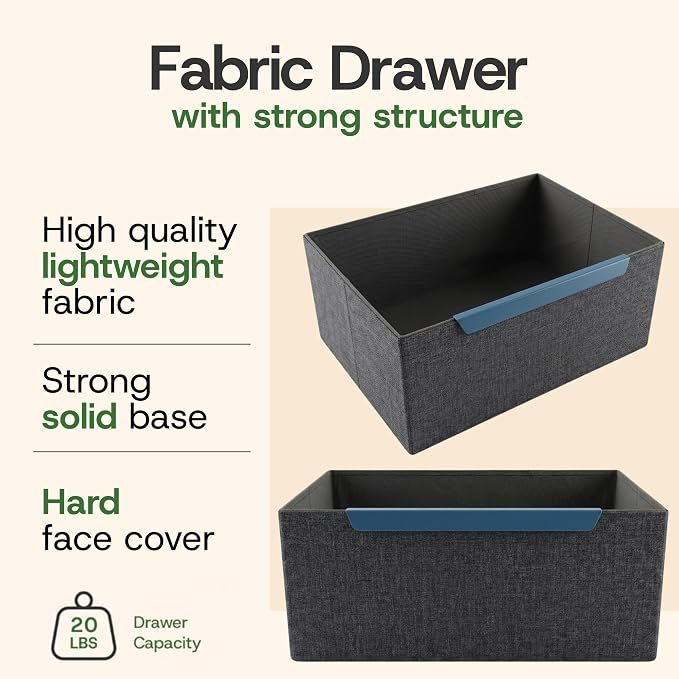 tinge Naima Premium Fabric Dresser - Image 5