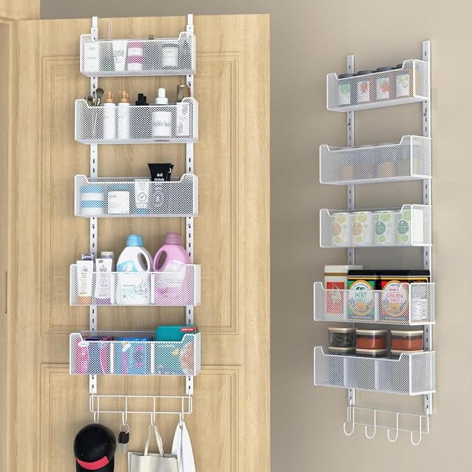Over The Door Organizer, Metal Door Organizer Hanging by VyGrow