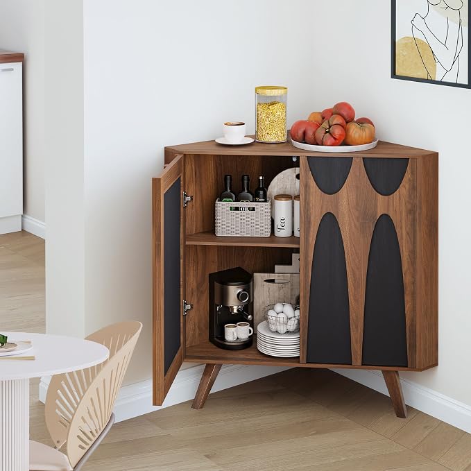 Small Corner Cabinet, Corner Floor Cabinet - Image 3