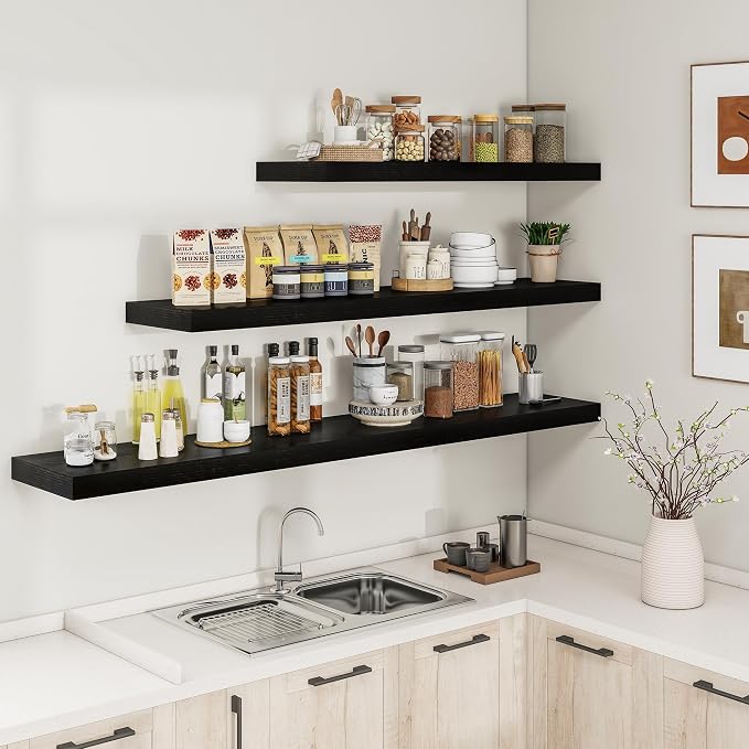 RICHFOCUS 72Inch Floating Shelves - Image 5