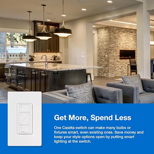 Lutron Caseta Original Smart Dimmer Switch Kit, 2 Dimmer Switches, 2 Wall Plates - Image 11