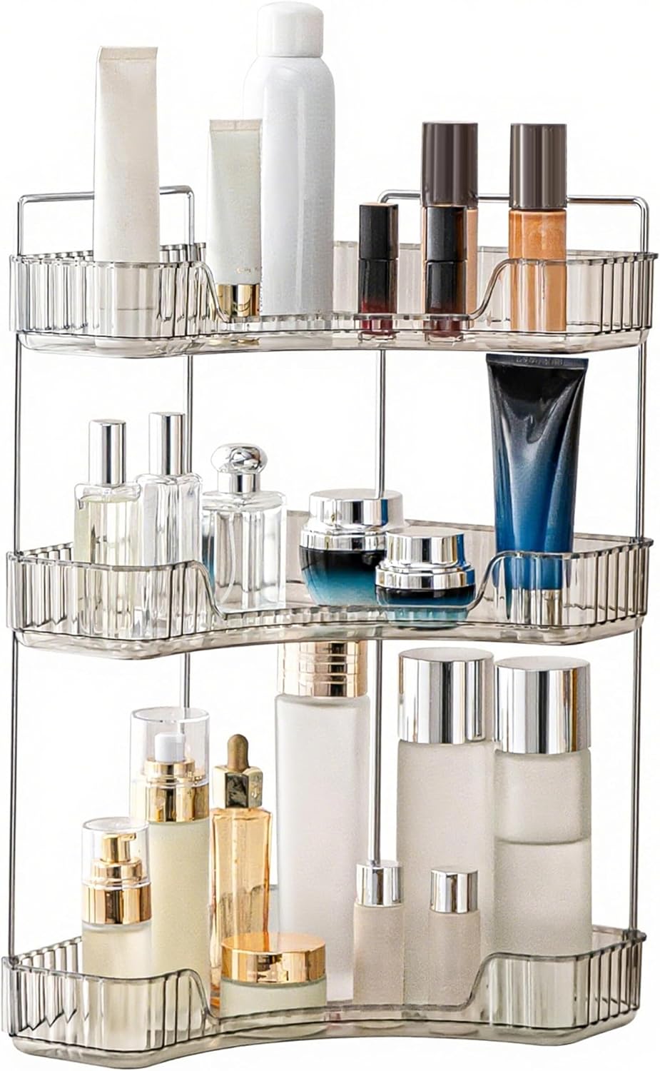 YCIA&DONE Corner Bathroom Counter Organizer, Makeup Organizer for