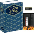 Book Safe with Combination Lock, Hidden Safe with Fireproof Bag, Secret by KOFAIR
