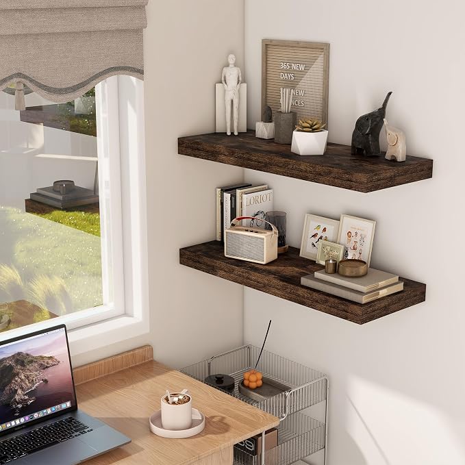 Floating Shelves 30 Inch Long, 12 Inch Deep Floating Shelf - Image 6