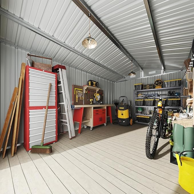 Aoxun 10 x 8FT Outdoor Storage Shed - Image 5