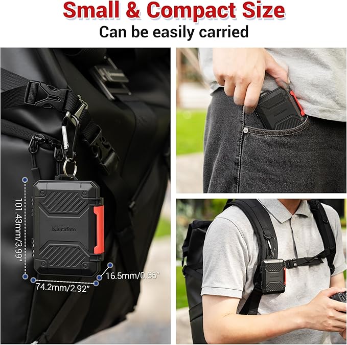 IP67 Waterproof Memory Card Case, Anti-Shock Memory Card Holder - Image 5
