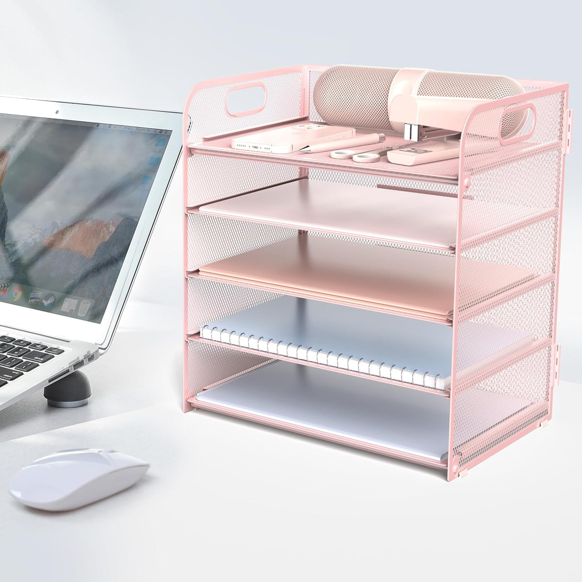 Letter Tray Paper Organizer 5-Tier Desk Organizer File Organizer Paper