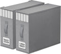 2 Pack Bed Sheet Closet Organizers and Storage, Sturdy Foldable Storage by StorageTastic