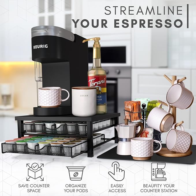 K Cup Holder - Coffee Bar Organizer - Image 4