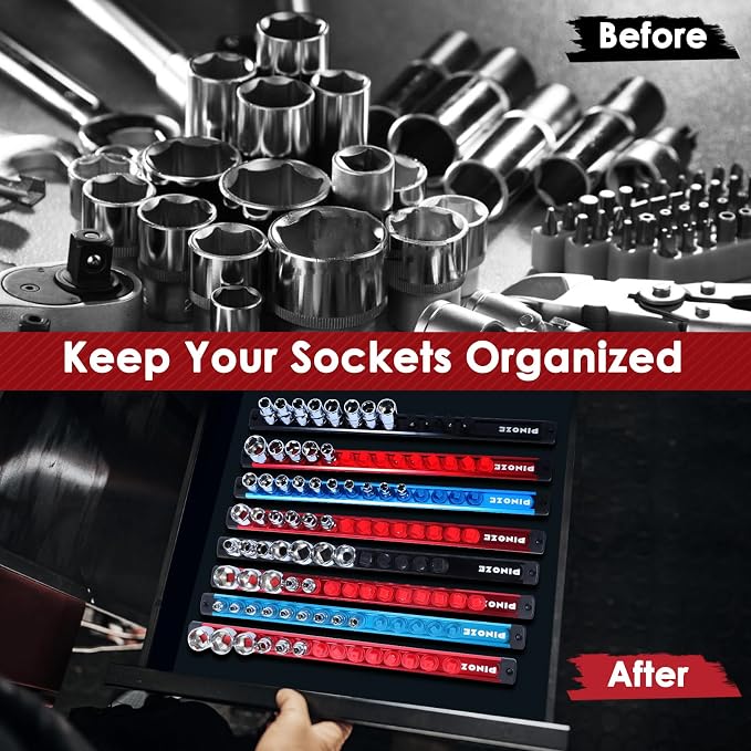 1/2" Magnetic Socket Holder Organizer - Image 7