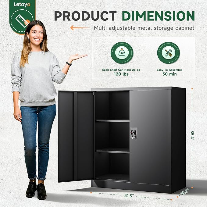 Letaya Metal Storage Cabinets - Image 3