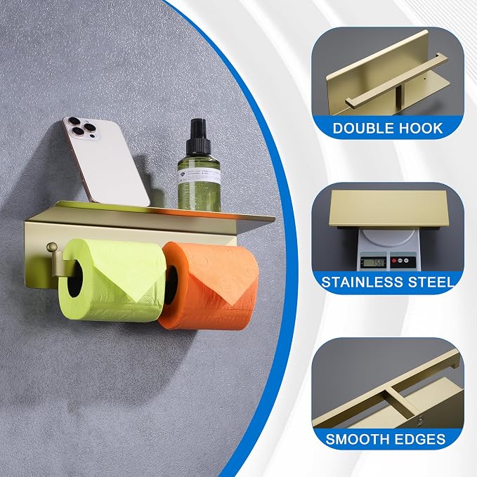 LANC Double Toilet Paper Holder - Image 6