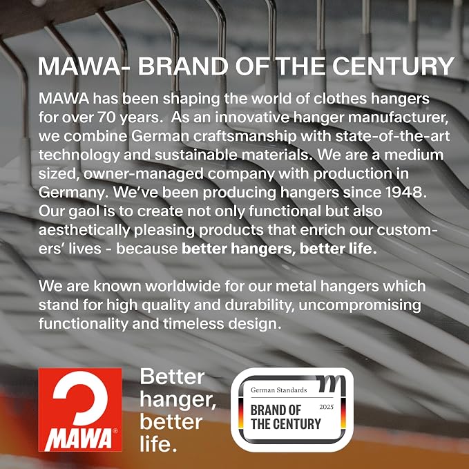 MAWA by Reston Lloyd Scarf, and Accessory Organizer, Non-Toxic Metal Hanger - Image 7