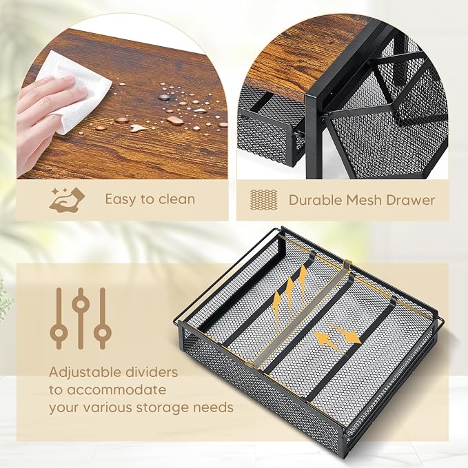 Tea Bag Organizer, Wood Tea Organizer and Storage Cheast, Tea Bag Holder - Image 6