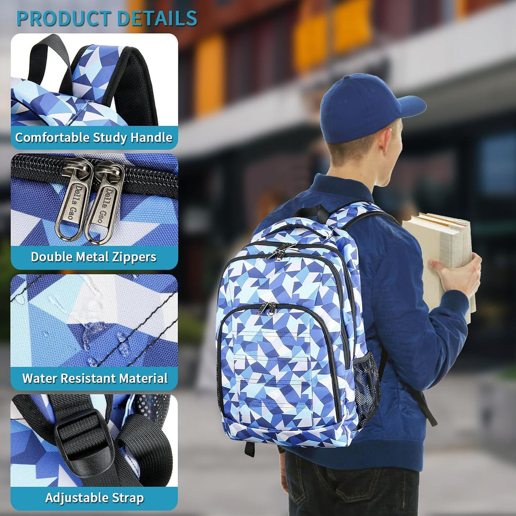 Laptop Backpack with Pencil Case, 15.6 inch Travel Backpack for Women