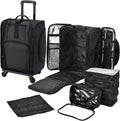 Stagiant Rolling Makeup Case Professional Travel Makeup Organizer Make up by Stagiant