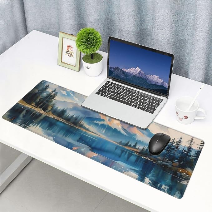 Gaming Mouse Pad, Large Non-Slip Rubber Base Mousepad, Keyboard Mouse Mat - Image 9