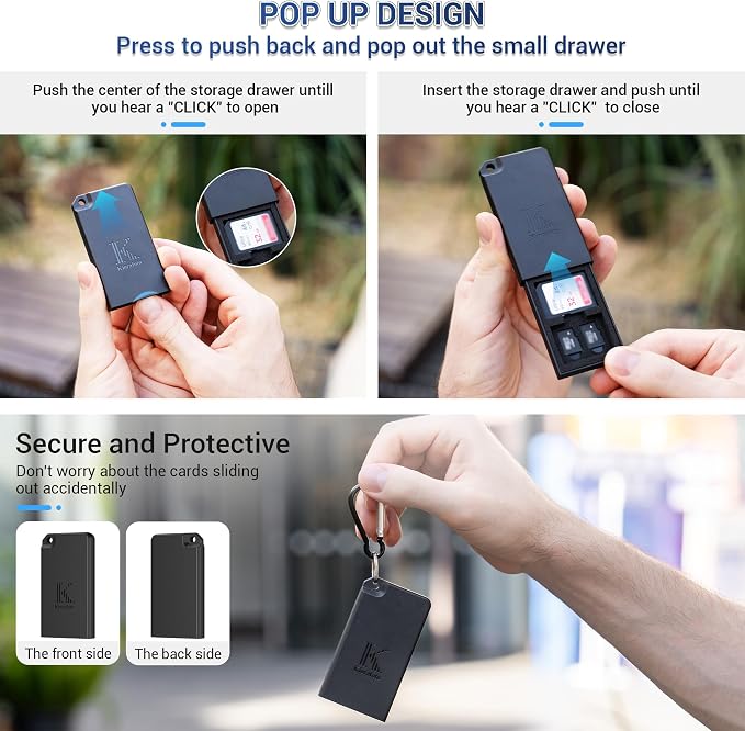 Pop-up Small Memory Card Case Holder - Image 3