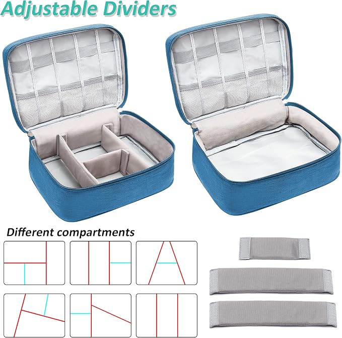 Electronics Organizer Travel Cable Organizer Bag Waterproof Portable Digital - Image 4