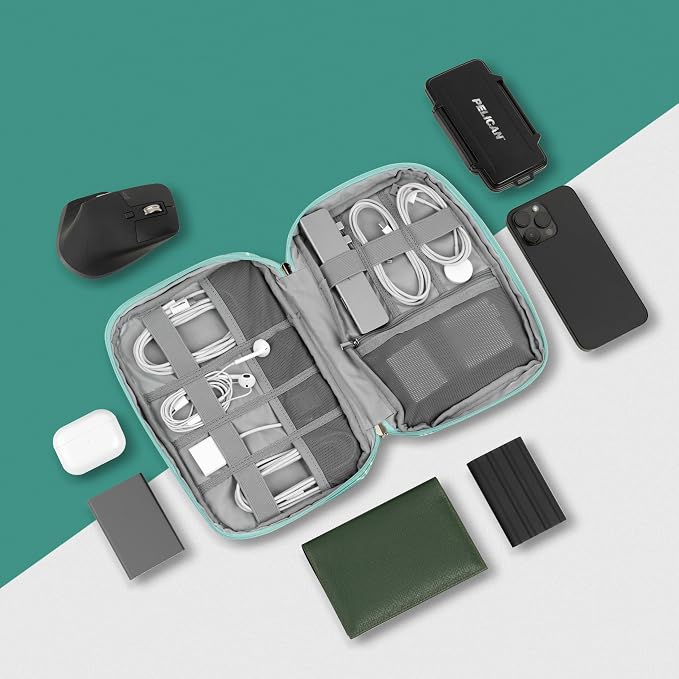 PAVILIA Soft Electronic Organizer Travel Case, Travel Cord Organizer Bag - Image 7