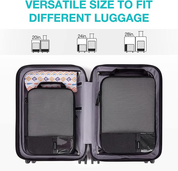 BAGSMART 6 Set /4 Set/2 Set Compression Packing Cubes - Image 3