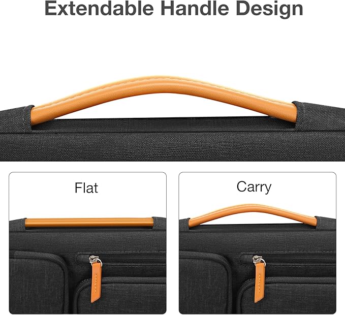 MOSISO 360 Protective Laptop Case 17.3 inch, 17-17.3 inch Laptop Sleeve - Image 5