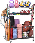 Mythinglogic Sports Equipment Garage Organizer, Garage Ball Storage by Mythinglogic