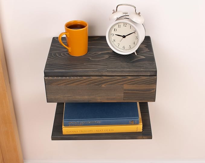 Floating Nightstand Side Accent or End Table - Image 7