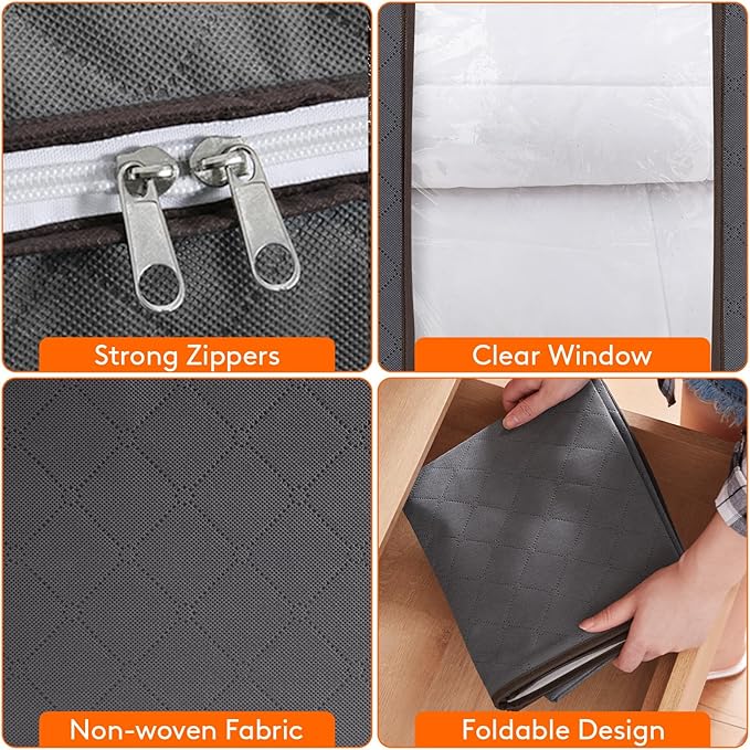 Lifewit 3 Pack Clothes Storage Bins - Image 4