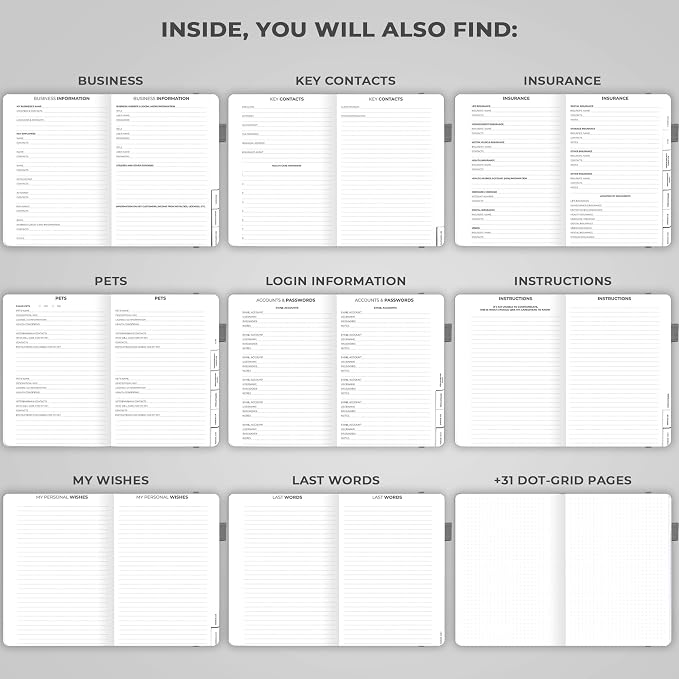 Clever Fox End of Life Planner – Final Arrangements Organizer - Image 6
