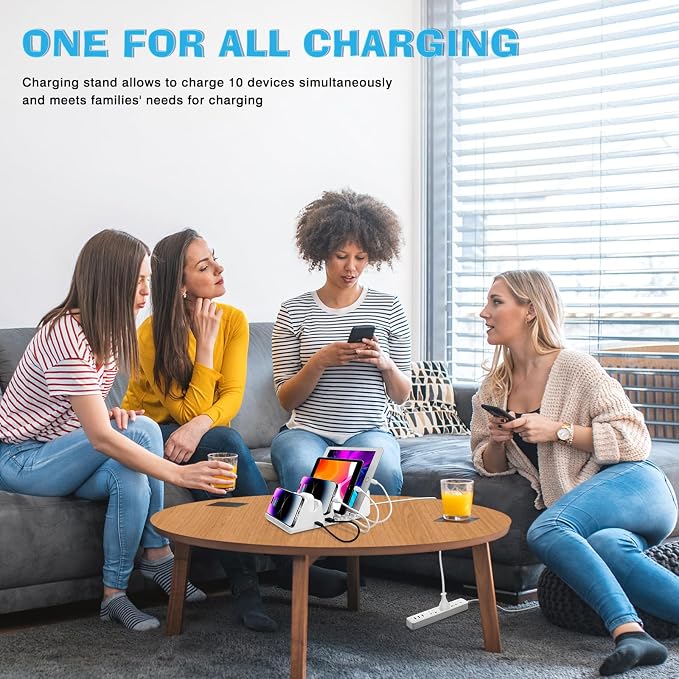 150W 6-Port Charging Station for Home - Image 5