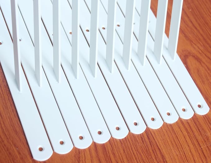 16 Pack L20 x H 12" White Heavy Duty Shelf Brackets - Image 2