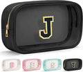 YOOLIFE Initial Travel Essentials Makeup Bag, Skin Care Clear Toiletry Bag by YOOLIFE