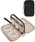 BAGSMART Electronic Cord Cable Organizer Travel Bag Case, Double Layers Tech by BAGSMART
