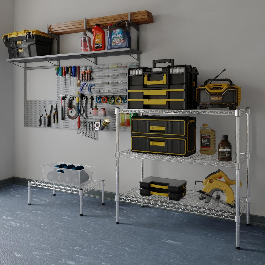 18" Deep x 36" Wide x 34" Height Wire Shelving Kit | 3-Tier | NSF