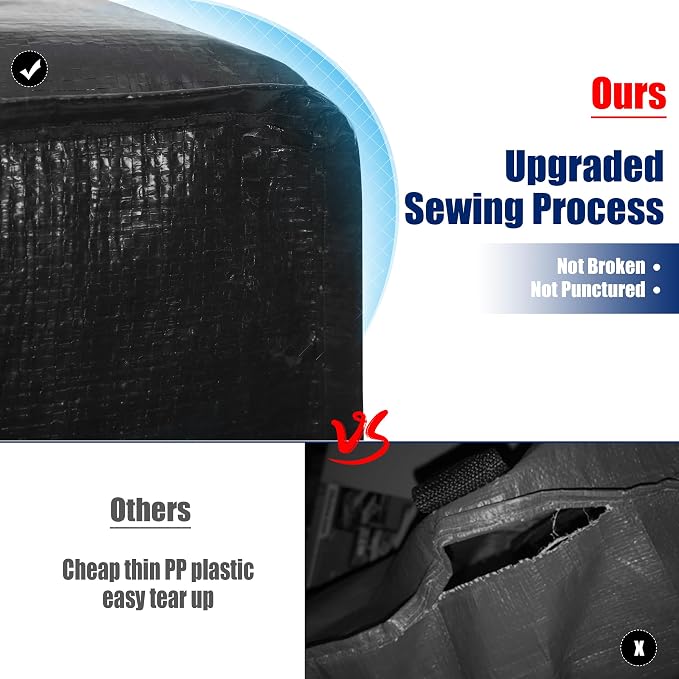Cosy Family 4 Pack Heavy Duty Extra Large Moving Bags - Image 3
